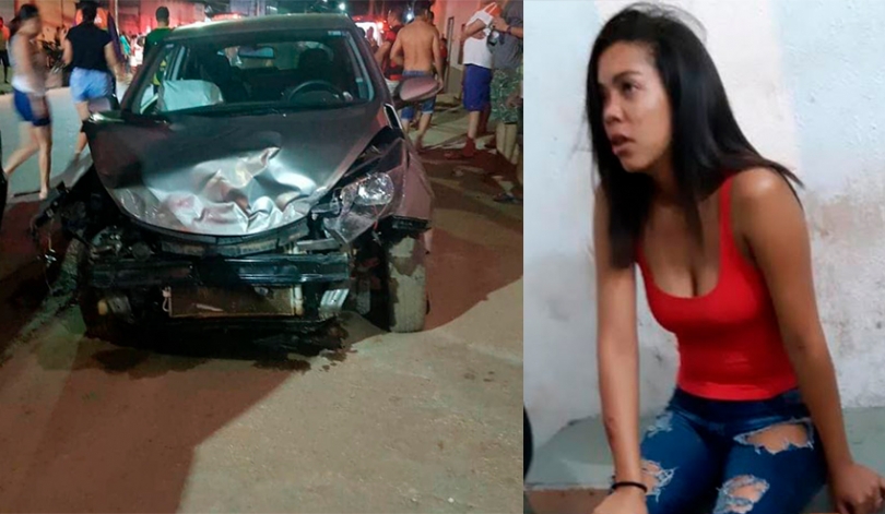 Jovem embriagada atropela 6&nbsp;pessoas