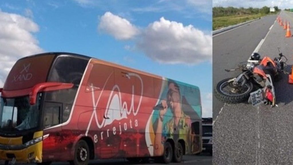 Acidente com ônibus da banda Aviões do Forró deixa uma pessoa&nbsp;morta