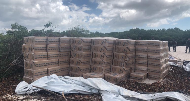 Nova carga de cigarros contrabandeados é apreendida durante operação na&nbsp;Raposa