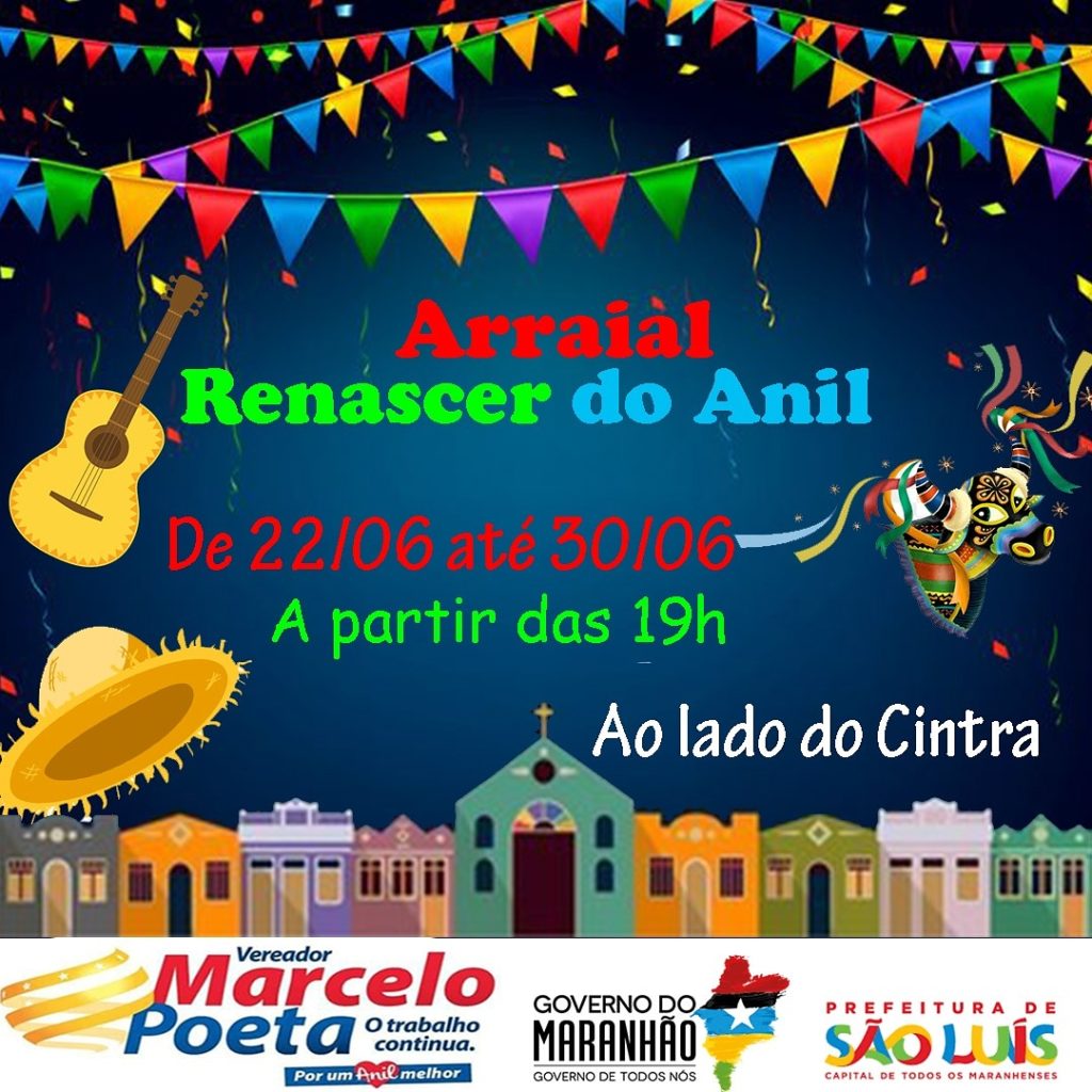 Marcelo Poeta promove grande arraial no&nbsp;Anil