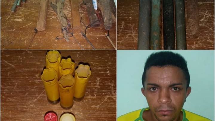 Fabricante de armas caseiras é preso pela&nbsp;polícia