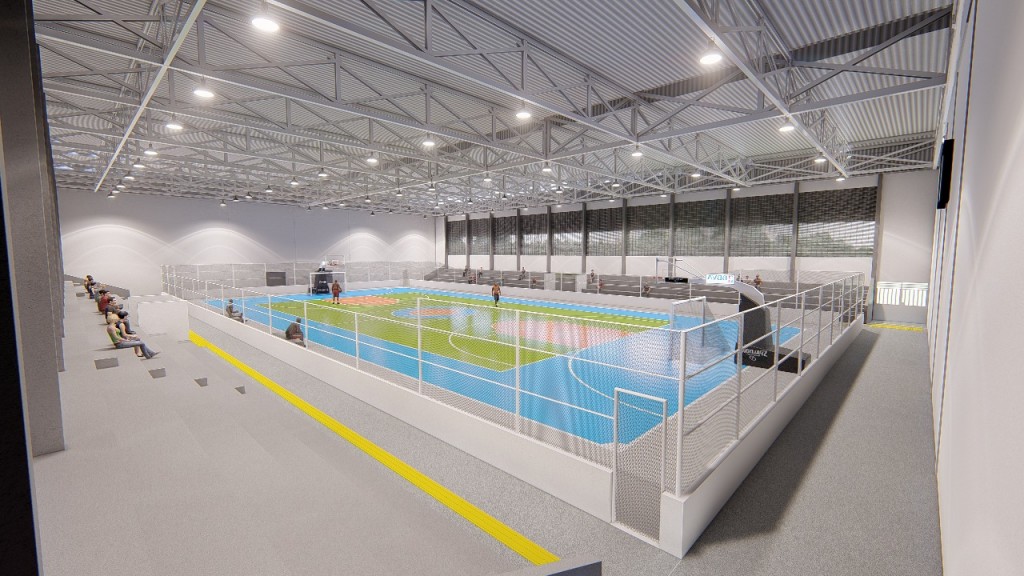 Uema avança na construção do Ginásio&nbsp;Poliesportivo