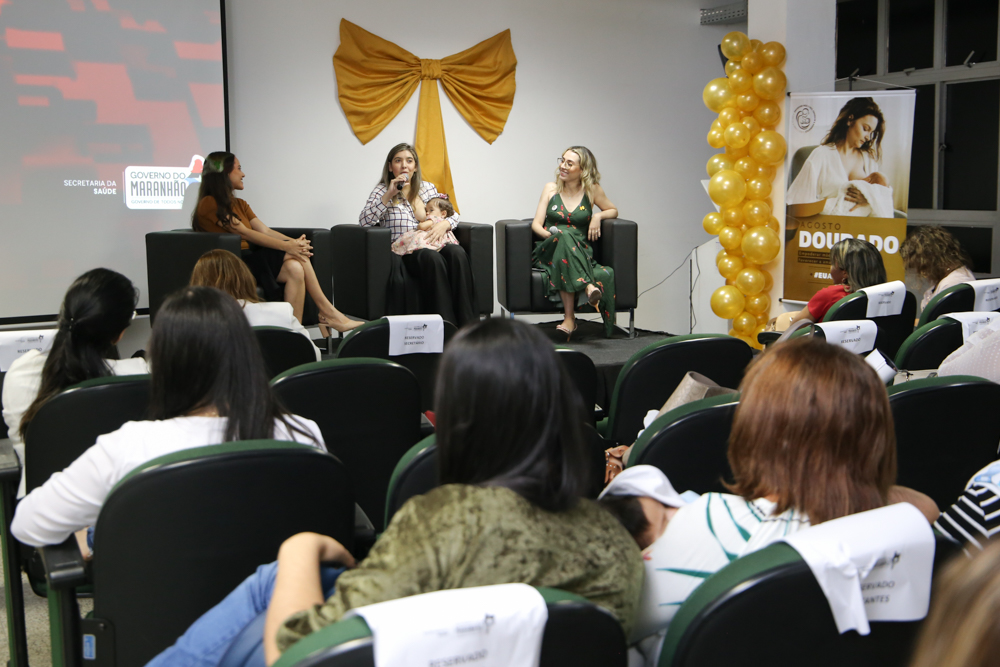 Campanha Agosto Dourado é lançada com roda de conversa sobre&nbsp;aleitamento