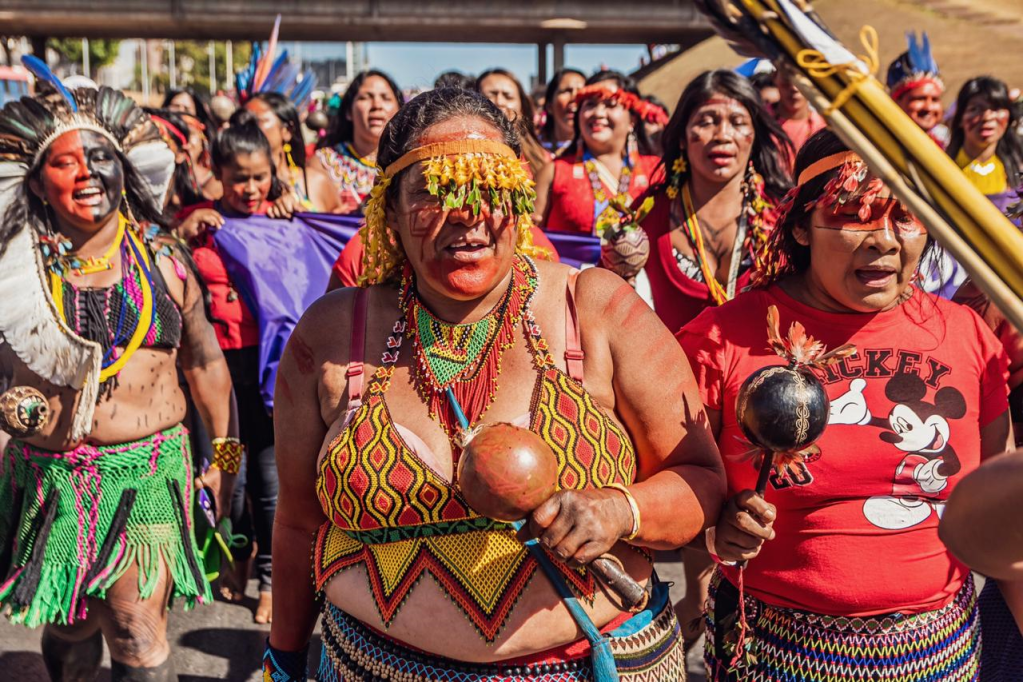Mulheres indígenas de tribos do Maranhão marcam presença na Marcha das Margaridas em&nbsp;Brasília
