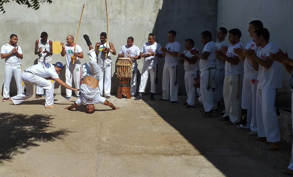 Aulas de capoeira são realizadas nos Centros Socioeducativos da Funac com foco na&nbsp;capoterapia