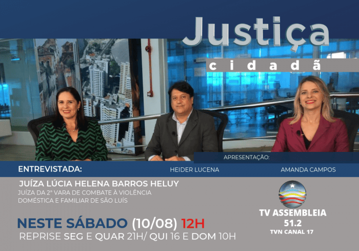 JUSTIÇA CIDADÃ NA TV | Programa deste sábado fala do combate à violência&nbsp;doméstica