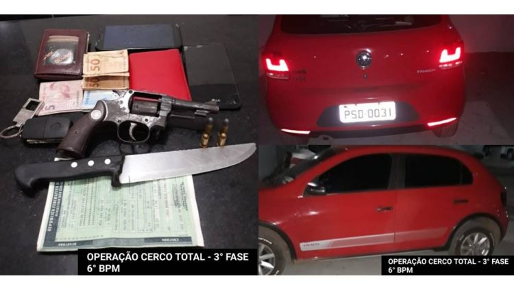 Por suspeitas de roubo, três pessoas são presas e uma apreendida na Santa&nbsp;Clara