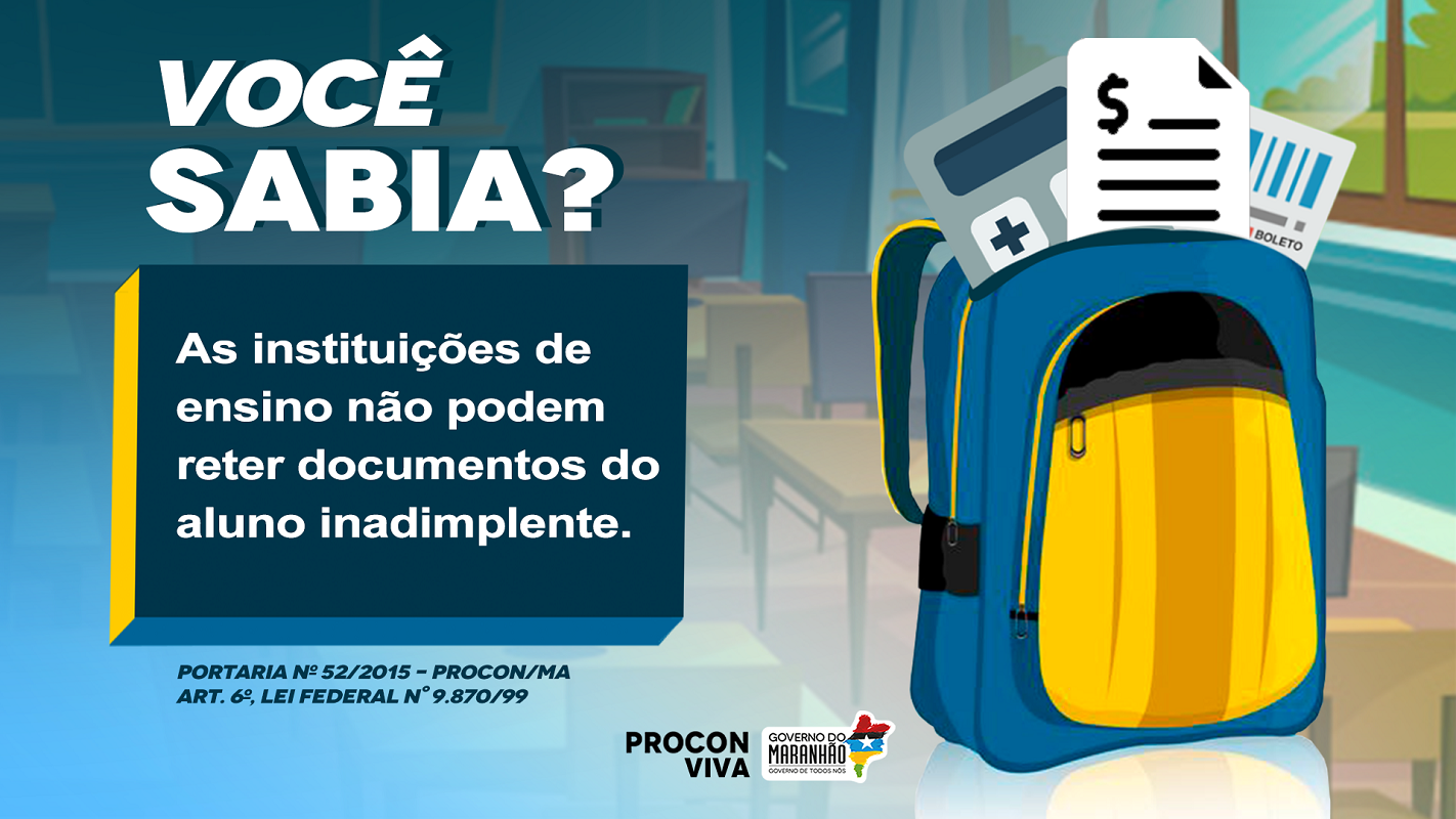 Instituições de ensino não podem reter documentos de alunos inadimplentes