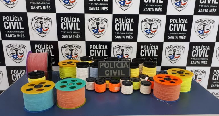 Comerciante é preso em estabelecimento com carretéis de linha&nbsp;chilena