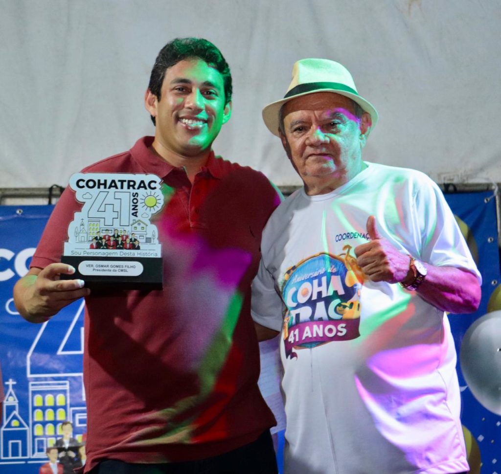 Osmar Filho é homenageado no aniversário de 41 anos do&nbsp;Cohatrac