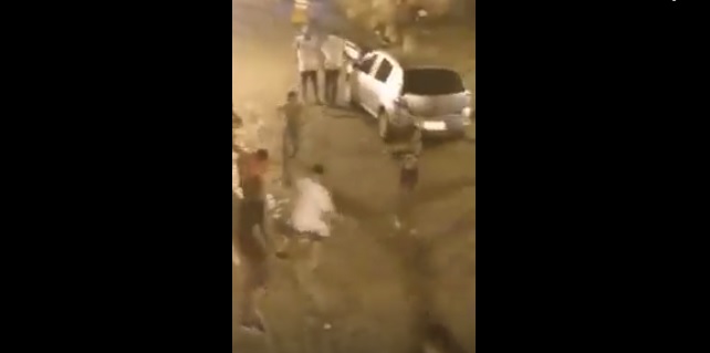 Vídeo mostra briga generalizada no Centro Histórico; um foi&nbsp;baleado