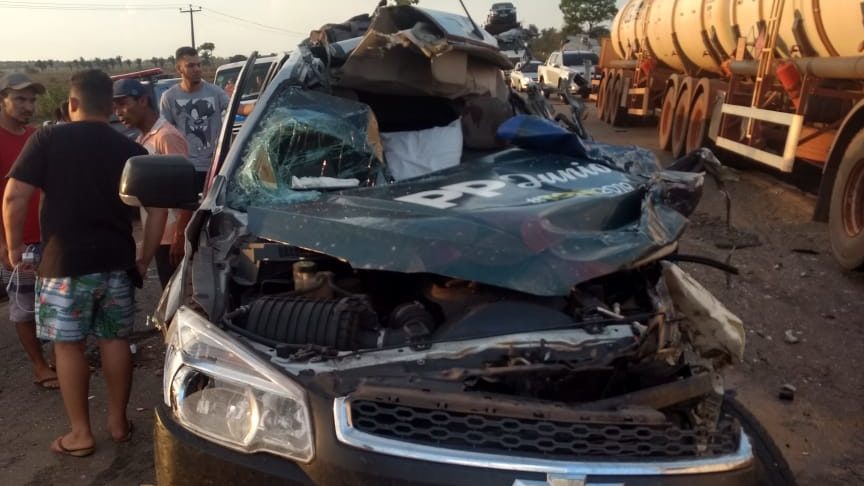 Pepê Jr sofre acidente de carro na&nbsp;BR-135