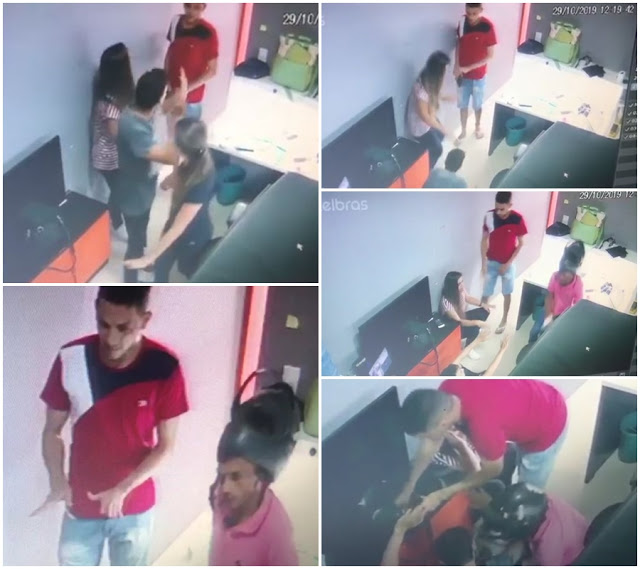 Dupla de assaltantes rouba loja de iphone em bairro da&nbsp;capital