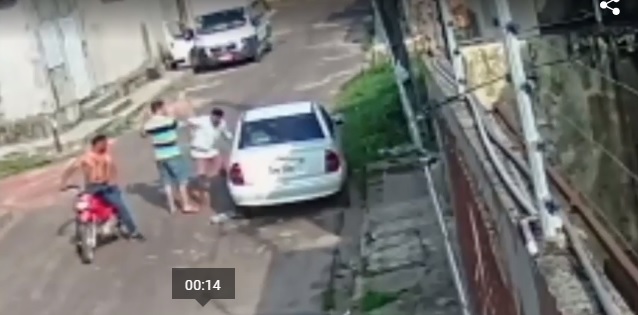 Câmera flagra assalto, e suspeito é morto pela polícia em Santa&nbsp;Inês