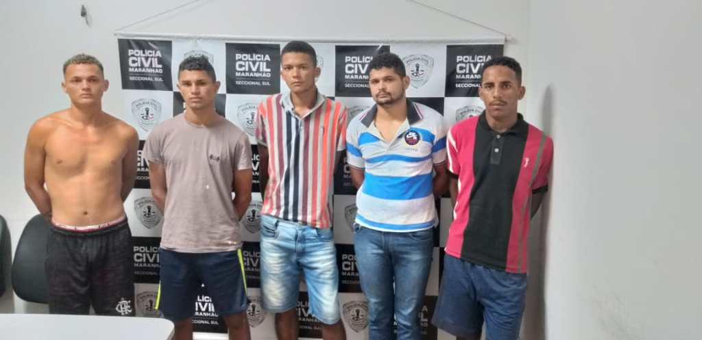 Cinco presos acusados de roubos na capital&nbsp;maranhense