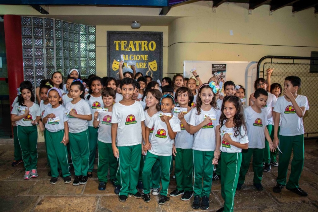 Alunos da Creche-Escola Sementinha assistem à peça “Rei Leão” no Festival Maranhense de Teatro&nbsp;Estudantil