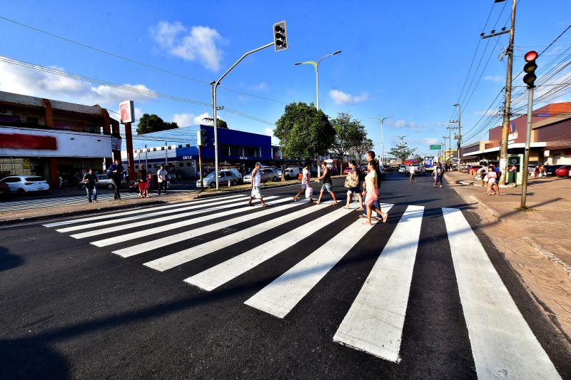 Prefeitura inicia implantação de sinalização na Avenida&nbsp;Guajajaras
