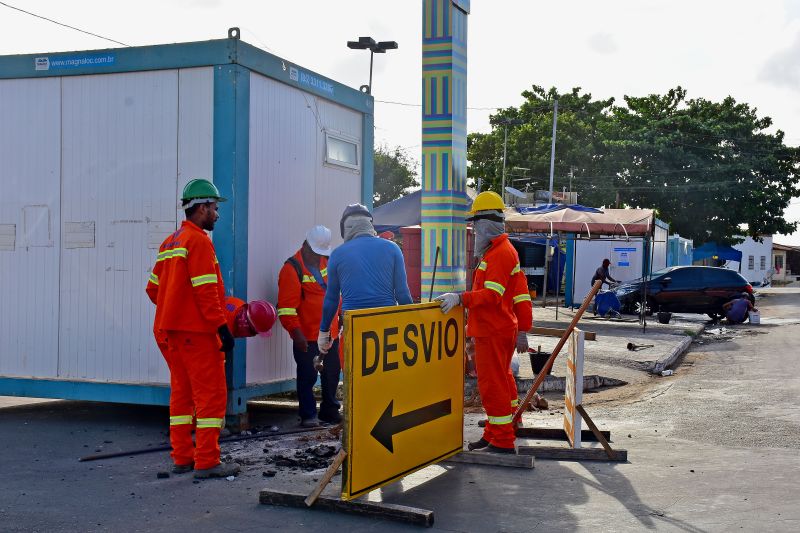 Iniciadas reformas das praças da Saudade e da Misericórdia, no Centro de São&nbsp;Luís