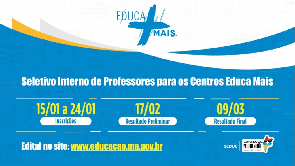 Prazo de inscrição para seletivo interno de professores da Seduc encerra nesta&nbsp;sexta