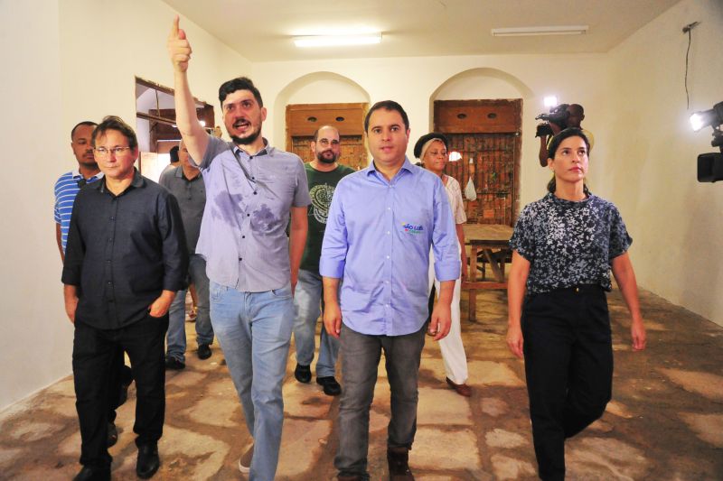 Prefeito Edivaldo fecha semana de trabalho com vistoria às obras da Escola Municipal de Música, no Centro&nbsp;Histórico