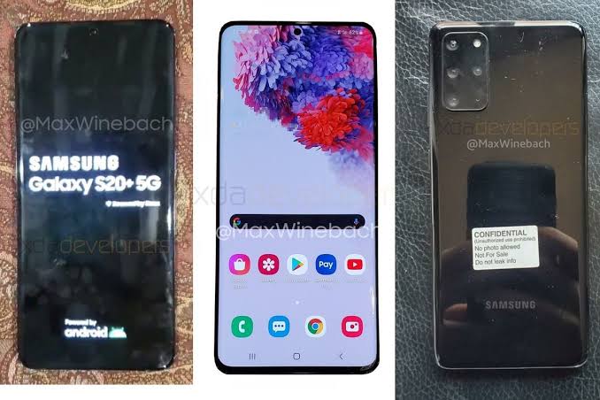 Galaxy S20 Plus 5G surge em imagens reais confirmado&nbsp;design