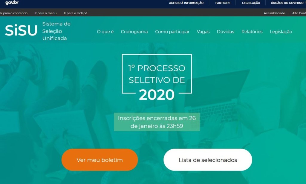 Resultado do Sisu 2020 é liberado após STJ atender recurso do MEC em ação sobre erro no&nbsp;Enem