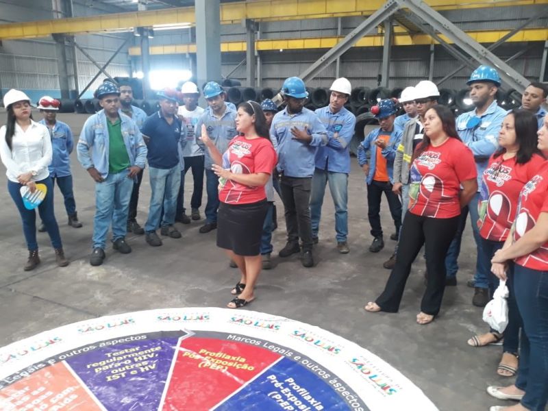 Prefeitura de São Luís promove aconselhamento contra ISTs para funcionários de empresas da&nbsp;capital