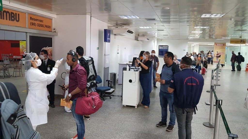 Estado vai fazer exames e controles de passageiros que chegam aos&nbsp;aeroportos