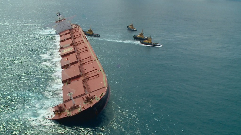 Navio encalhado no MA terá combustível retirado em dez&nbsp;dias
