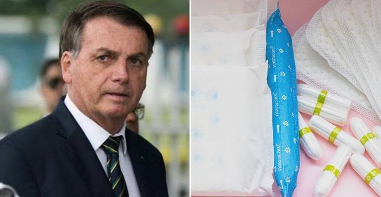 Bolsonaro veta distribuição gratuita de&nbsp;absorventes