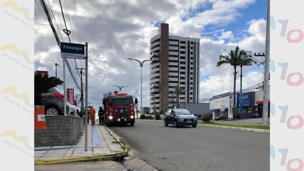 Princípio de incêndio é registrado em consultório na Avenida dos&nbsp;Holandeses