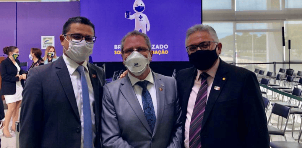 Secretário Carlos Lula participa do lançamento do plano nacional da vacinação contra a&nbsp;Covid-19