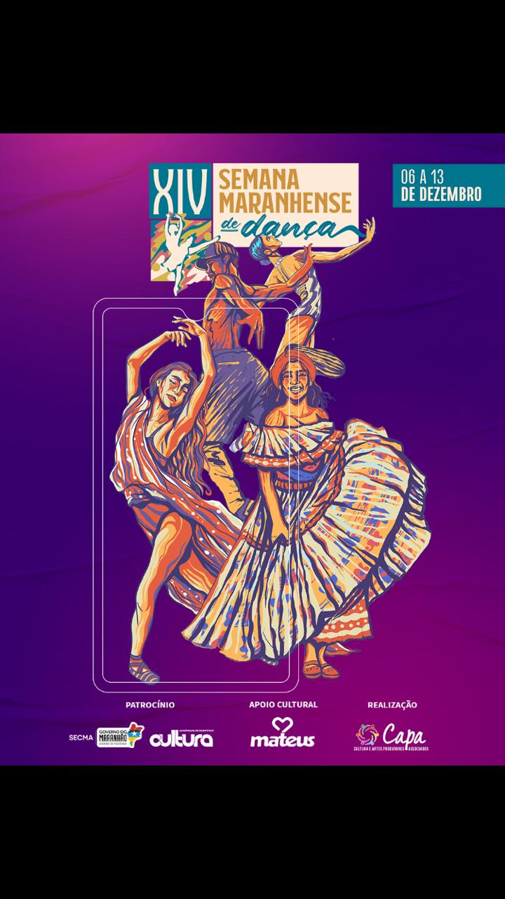 Prazo para inscrições da Semana Maranhense de Dança é prorrogado até a próxima segunda&nbsp;(9)