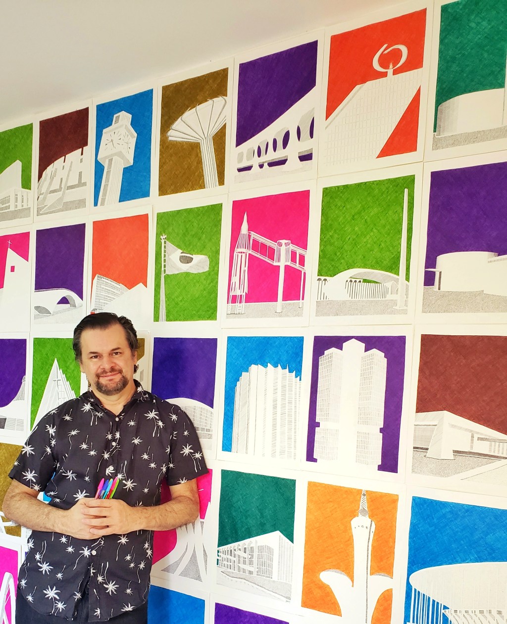 EXPOSIÇÃO ‘BRASÍLIA EM LINHAS’ REABRE O ESPAÇO OSCAR&nbsp;NIEMEYER