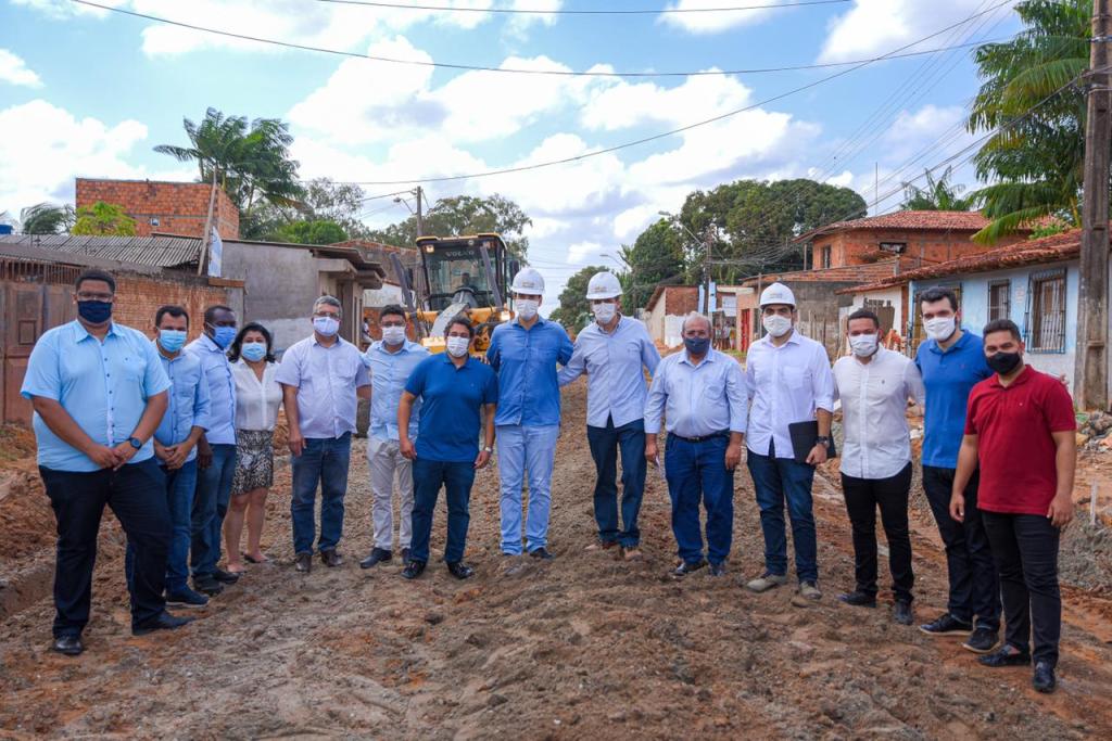 Prefeito Eduardo Braide vistoria obras na região do Santa&nbsp;Bárbara