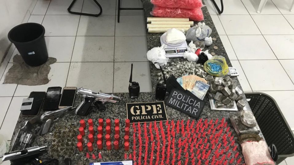 Drogas, armas e munições são apreendidas em operação realizada em&nbsp;Timon