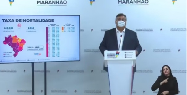 Governo do Maranhão flexibiliza uso de máscaras em cidades com 70% da população&nbsp;vacinada