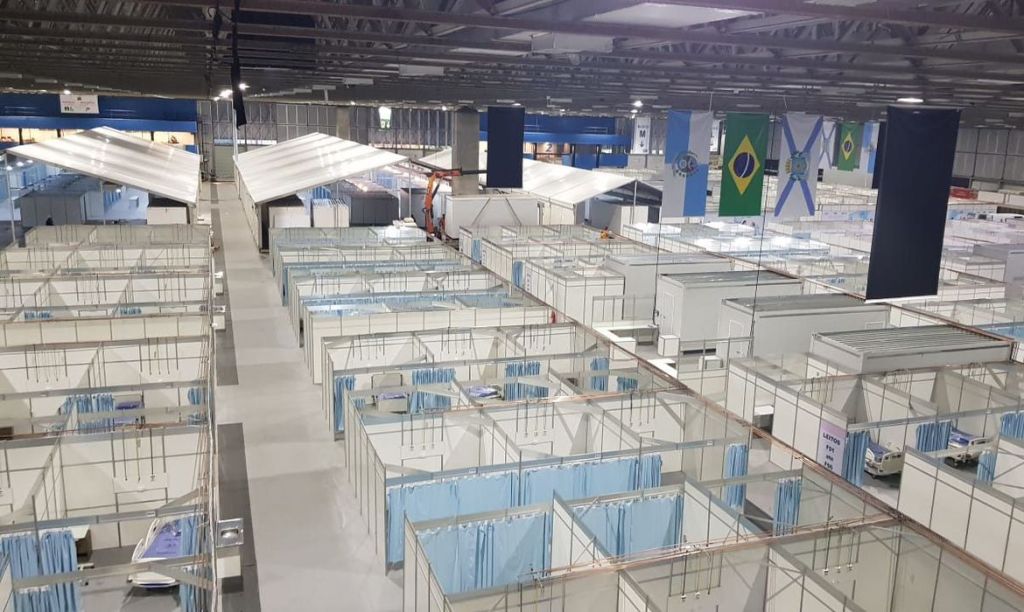 Hospital de campanha do Riocentro fica&nbsp;pronto