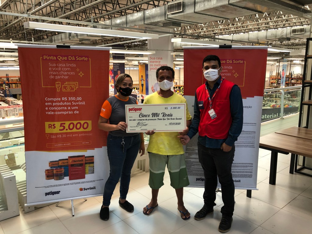 GANHADORES DA PROMOÇÃO “PINTA QUE DÁ SORTE” DA&nbsp;POTIGUAR