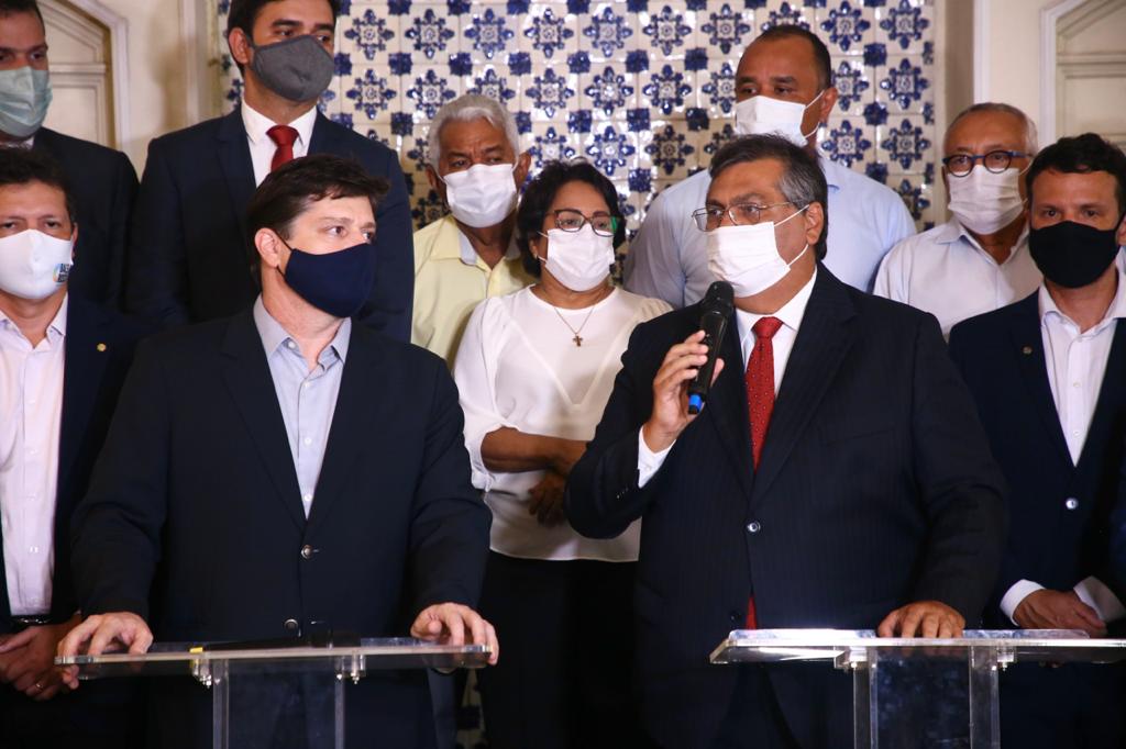 Flávio Dino e Baleia Rossi dialogam sobre defesa da democracia, combate à pandemia e meio&nbsp;ambiente