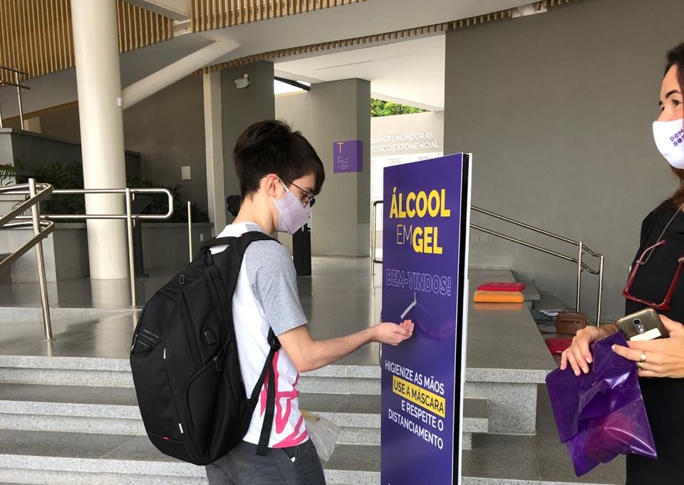 SEMANA DE VOLTA ÀS AULAS NO COLÉGIO DOM BOSCO: PROTOCOLOS &&nbsp;ESPERANÇA