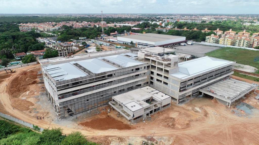 OBRAS NO HOSPITAL DA ILHA CHEGAM A 40% DE&nbsp;EXECUÇÃO