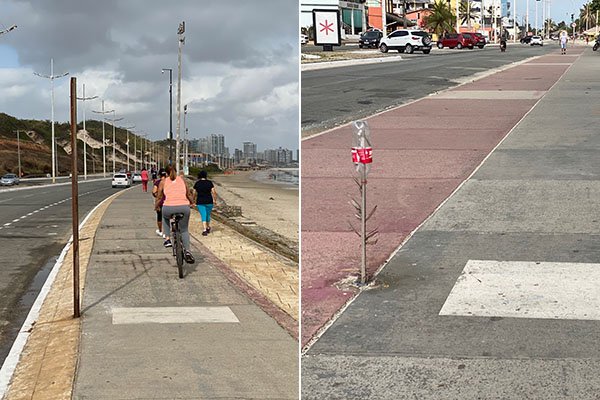Falta atenção do poder público com a avenida&nbsp;Litorânea