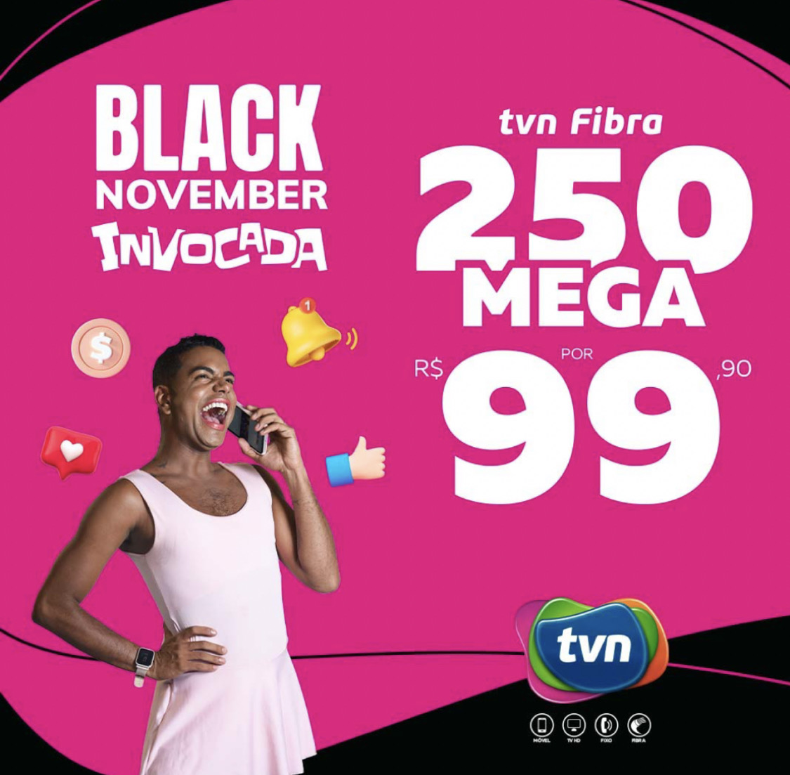 TVN LANÇA PROMOÇÃO PARA DEMOCRATIZAR ACESSO À INTERNET FIBRA