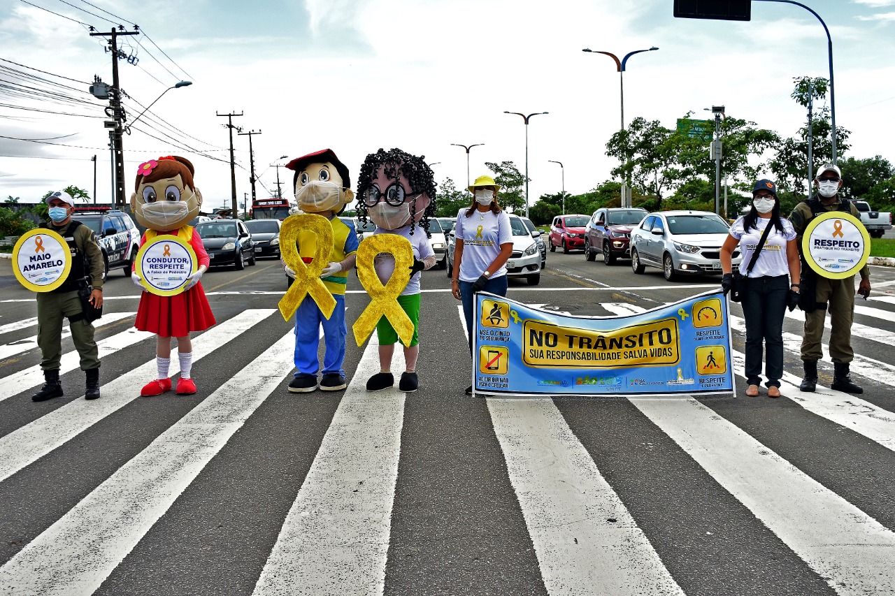 Prefeitura de São Luís promove campanha ‘Maio Amarelo’ em prevenção à violência no trânsito
