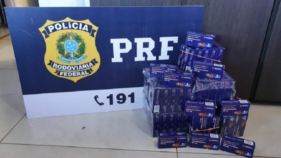 PRF apreende 120 caixas de hidroxicloroquina do Paraguai com destino ao MA