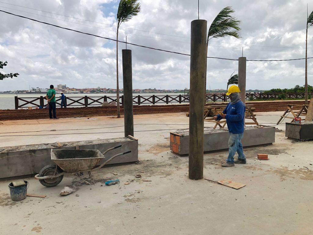 Em São Luís, urbanização da Praia do Bonfim entra na fase de&nbsp;conclusão