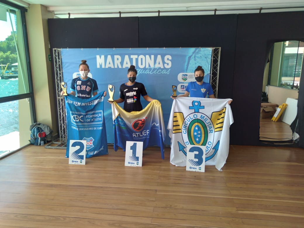 Carol Hertel conquista mais uma etapa do Campeonato Brasileiro de Maratonas Aquáticas