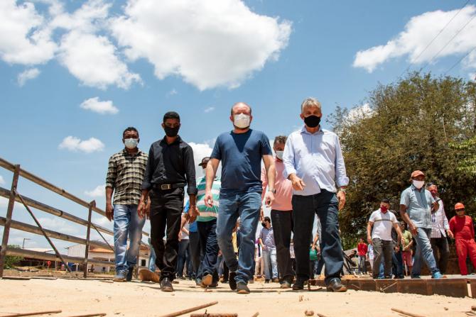 Obra de ponte indicada por Othelino em Timbiras entra em fase de&nbsp;conclusão