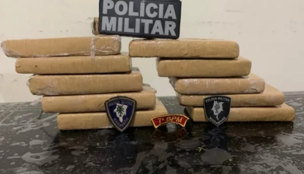 Polícia apreende 10 quilos de maconha e prende casal no&nbsp;Maranhão
